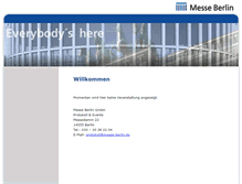 Tablet Screenshot of events.messe-berlin.de